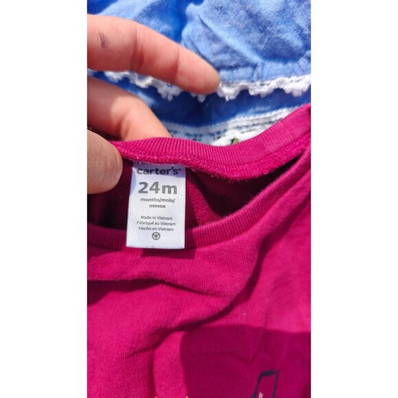 Baby Girl Clothes Lot 18-24 mo 15 Pcs Variety Carters Old Navy Children's Place - Picture 8 of 10